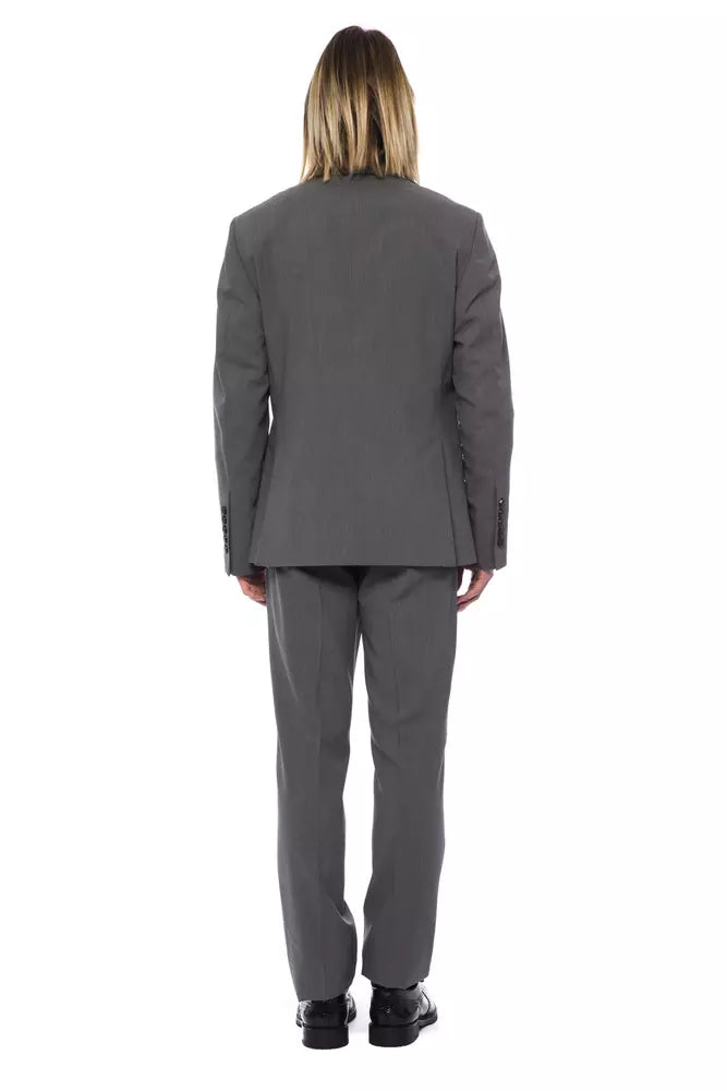 Billionaire Italian Couture Gray Wool Men Blazer