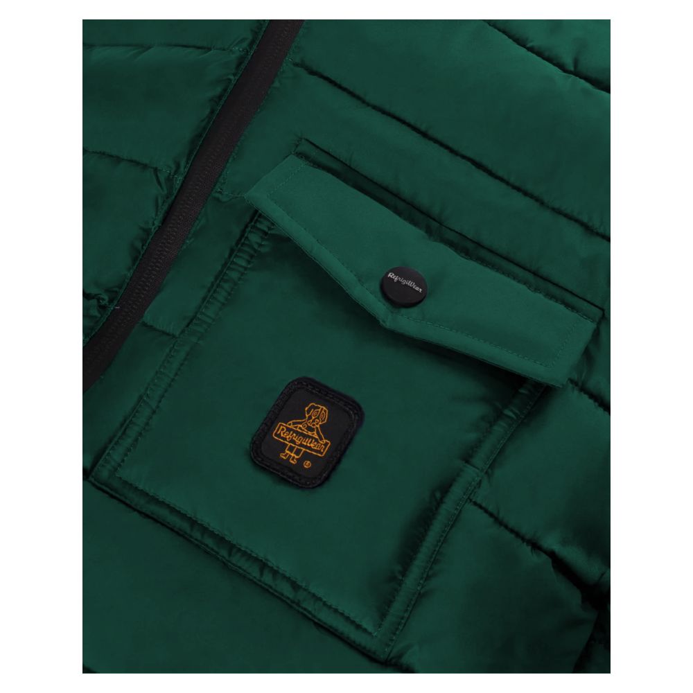 Refrigiwear Green Nylon Men Jacket