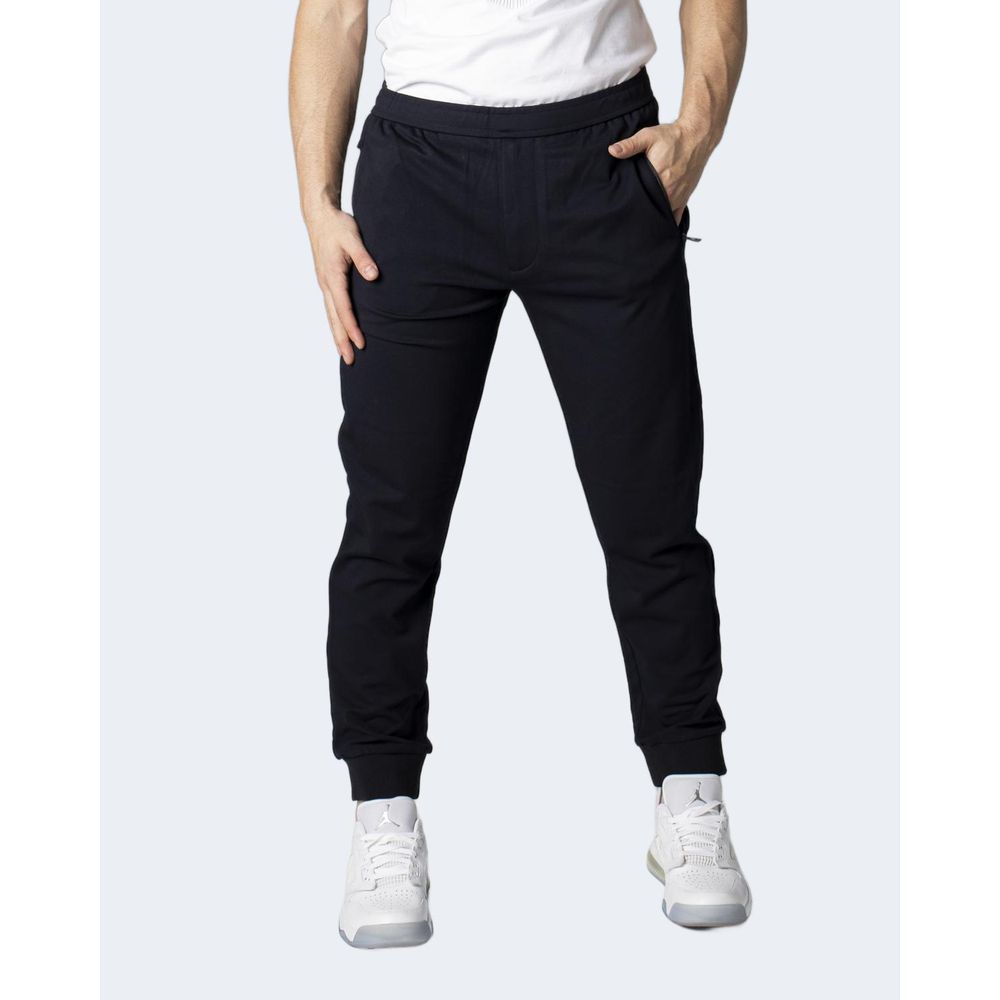Armani Exchange Blue Viscose Skinny Pant