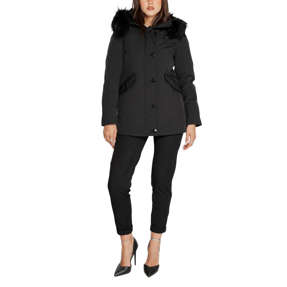Blauer Black Polyester Parka