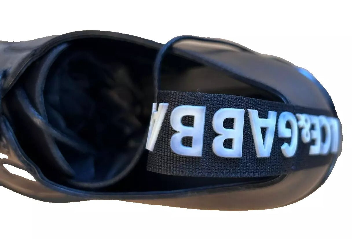 Dolce & Gabbana Black Leather Derby Dress Shoes