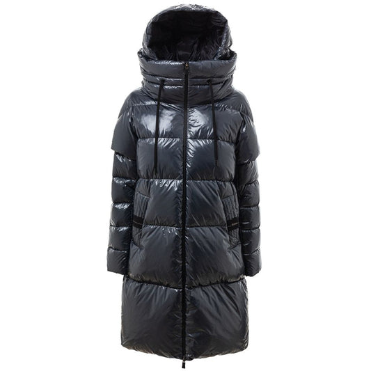 Herno Blue Polyamide Coat