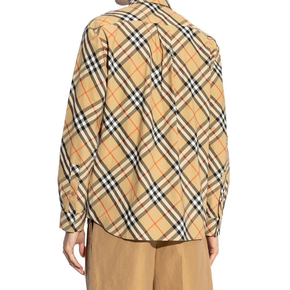 Burberry Checked Plaid Shirt