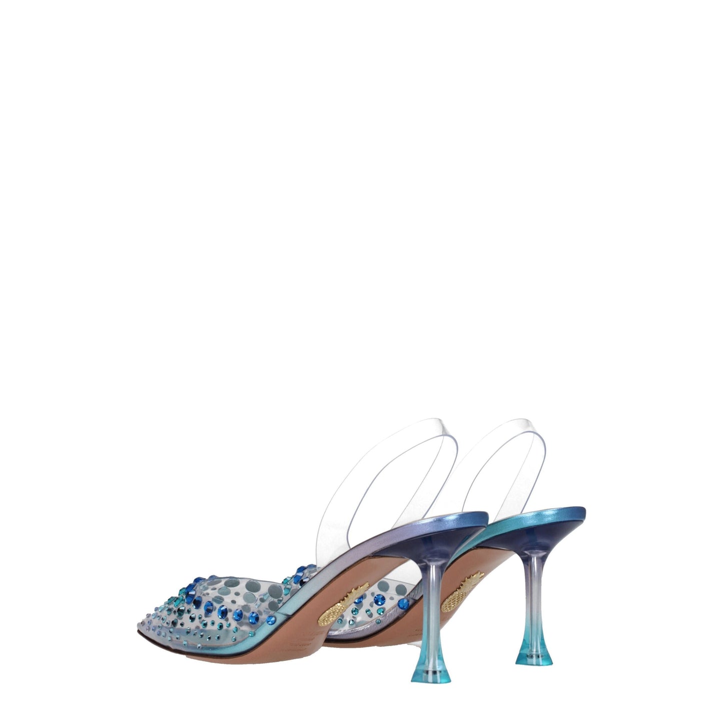 Aquazzura Transparent Pvc Stiletto Heels Sandals