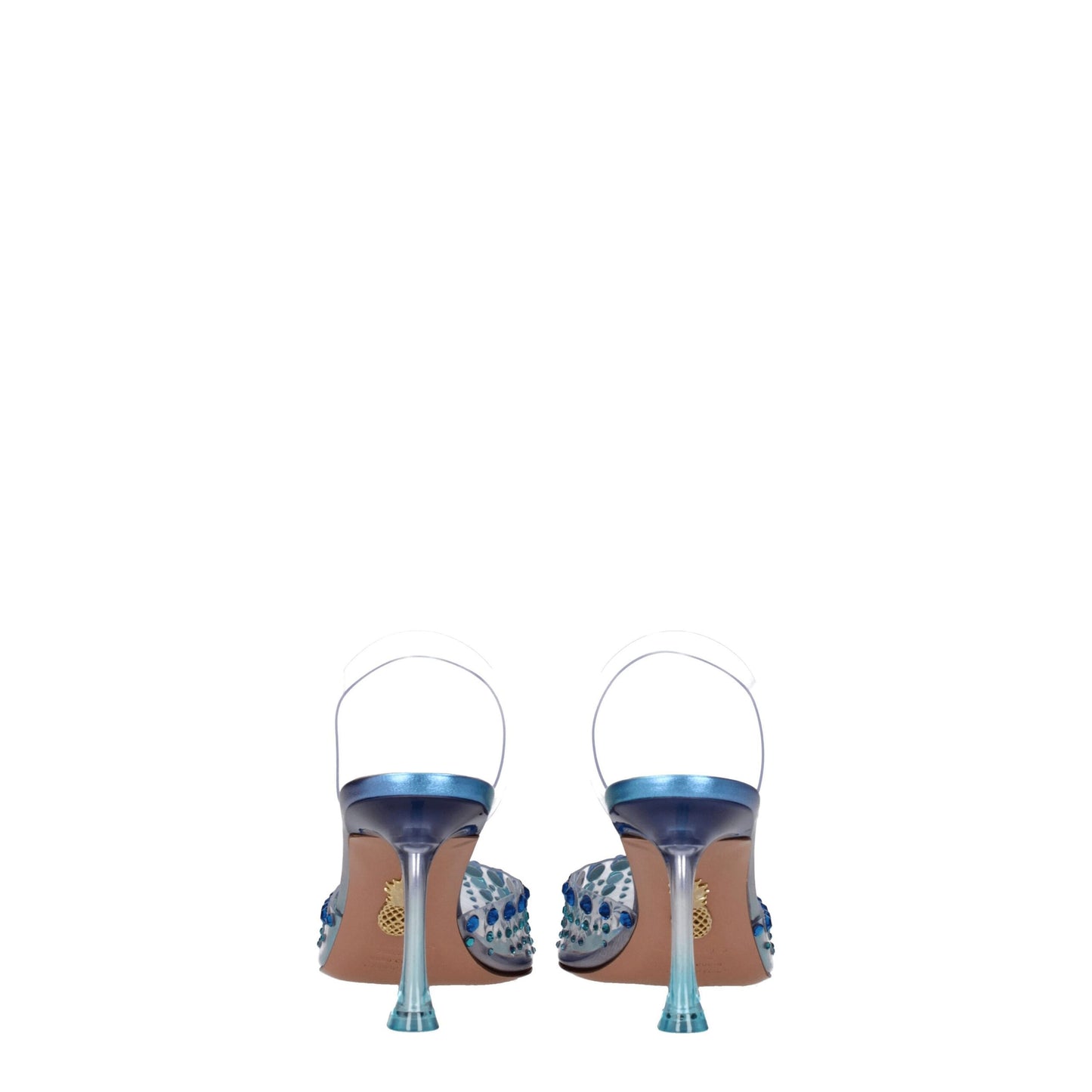 Aquazzura Transparent Pvc Stiletto Heels Sandals