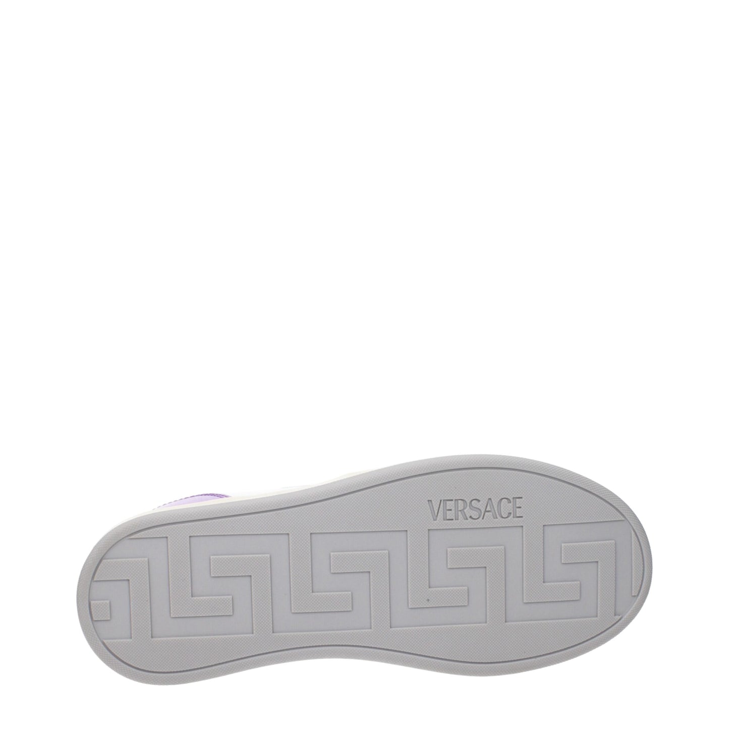 Versace White Leather Low Tops