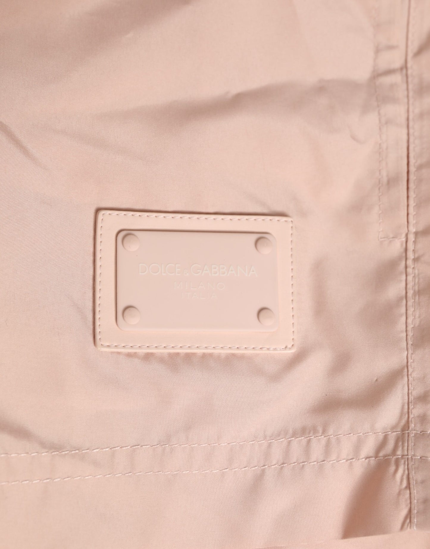 Dolce & Gabbana Pink Drawstring Beachwear Men Shorts Swimwear