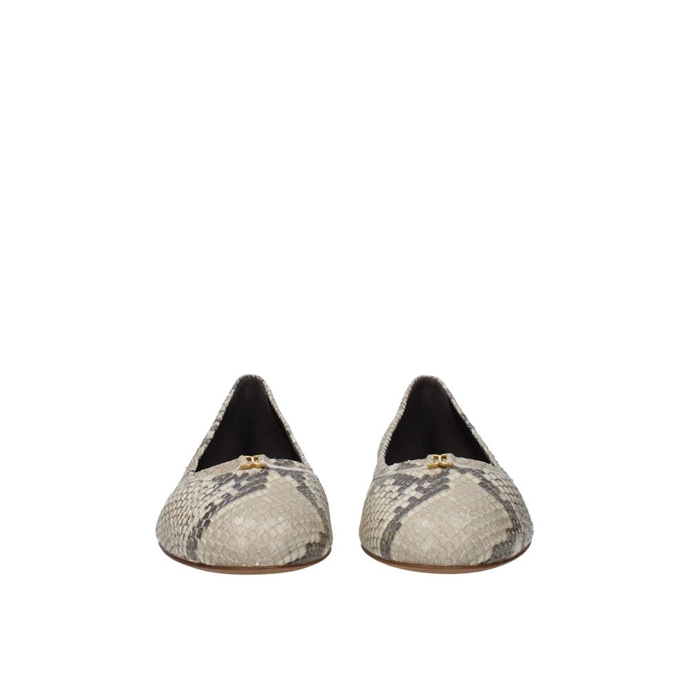 Chloé Chloè Python Marcie Ballerina Flat