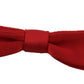 Dolce & Gabbana Elegant Red Silk Bow Tie