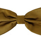 Dolce & Gabbana Yellow Mustard 100% Silk Butterfly Papillon Men Bow Tie