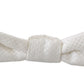 Dolce & Gabbana White 100% Silk Slim Adjustable Neck Papillon Men Tie