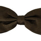 Dolce & Gabbana Brown Polka Dots Silk Adjustable Neck Papillon Men Bow Tie