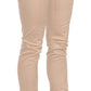 Just Cavalli Elegant Cream Low Waist Skinny Trousers