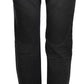 Just Cavalli Elevate Your Style: Chic Black High Waist Denim