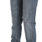 Just Cavalli Chic Blue Washed Slim Fit Denim Jeans