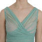 Dolce & Gabbana Elegant Mesh V-Neck Sleeveless Blouse