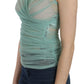 Dolce & Gabbana Elegant Mesh V-Neck Sleeveless Blouse