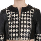 John Richmond Chic Biker-Inspired Cropped Leather Jacket