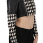 John Richmond Chic Biker-Inspired Cropped Leather Jacket