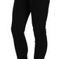 Versace Jeans Elegant Black Slim-Fit Couture Pants