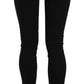 Versace Jeans Elegant Black Slim-Fit Couture Pants