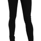 Versace Jeans Elegant Black Slim-Fit Couture Pants