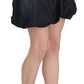 Exte Chic Dark Blue A-Line Mini Skirt