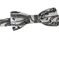 Dolce & Gabbana Elegant White Patterned Silk Bow Tie