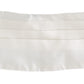 Dolce & Gabbana Elegant Silk White Patterned Cummerbund