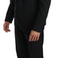 Dolce & Gabbana Elegant Black Slim Fit Martini Suit Set