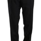 Dolce & Gabbana Elegant Black Slim Fit Martini Suit Set