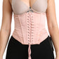 Dolce & Gabbana Silk Blend Corset Belt Luxury Top - Pink