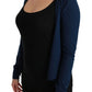 Dolce & Gabbana Elegant Blue Cashmere-Silk Cardigan