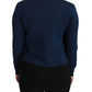 Dolce & Gabbana Elegant Blue Cashmere-Silk Cardigan