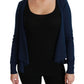 Dolce & Gabbana Elegant Blue Cashmere-Silk Cardigan