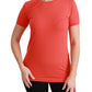 Dolce & Gabbana Elegant Red Crewneck Short Sleeve Tee