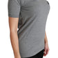 Dolce & Gabbana Chic Gray Amore Patch Crewneck Tee