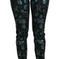 Dolce & Gabbana Floral High Waist Skinny Trousers