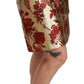 Dolce & Gabbana Opulent Gold Floral Jacquard Skirt