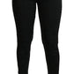 Dolce & Gabbana Elegant High Waist Skinny Black Brocade Pants