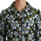 Dolce & Gabbana Elegant Floral Brocade Blazer Coat Jacket