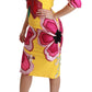 Dolce & Gabbana Sunshine Bloom Sheath Knee-Length Dress