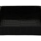 Dolce & Gabbana Elegant Black Exotic Skin Entry Tray