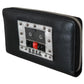 Dolce & Gabbana Elegant Black Leather Zip Continental Wallet