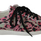 Dolce & Gabbana Multicolor Crocodile Leather Sneakers