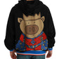 Dolce & Gabbana Elegant Hooded Pullover With Regal Motif