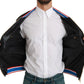 Dolce & Gabbana Elegant Multicolor Motive Bomber Jacket