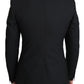 Dolce & Gabbana Elegant Black Virgin Wool Formal Blazer