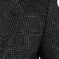 Dolce & Gabbana Elegant Gray Plaid Slim Fit Blazer