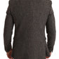 Dolce & Gabbana Elegant Brown Slim Fit Wool Blend Blazer